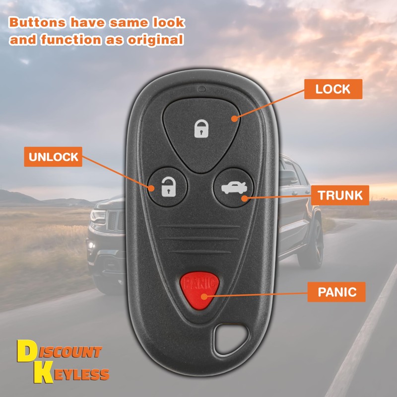 2X Discount Keyless Key Fob Remote for 2004 2005 2006