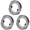 Caltric Front & Rear Brake Shoes for Yamaha Timberwolf 250