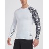 LAFROI Men's Long-Sleeved UPF 50+ Compression Shirt, Rash Guard, CLYYB