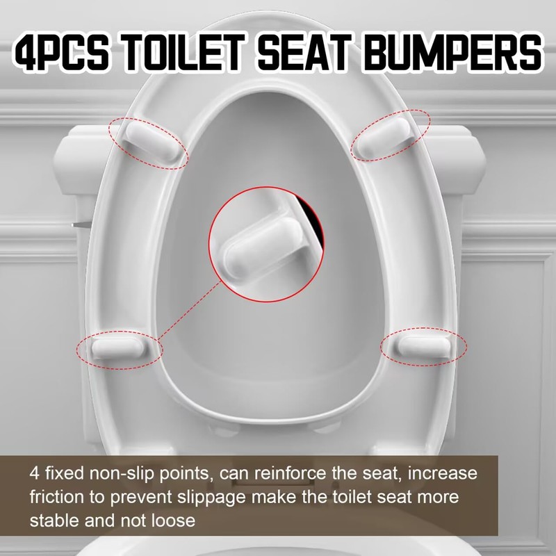 Premium Heavy-Duty Elongated (Oval) Toilet Seat (Oblong 18.5″), Soft Close