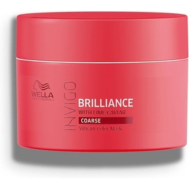 Wella Professionals Invigo Brilliance Hair Mask for Coarse Colored Hair| Conditioning Treatment| Color Vibrancy Mask