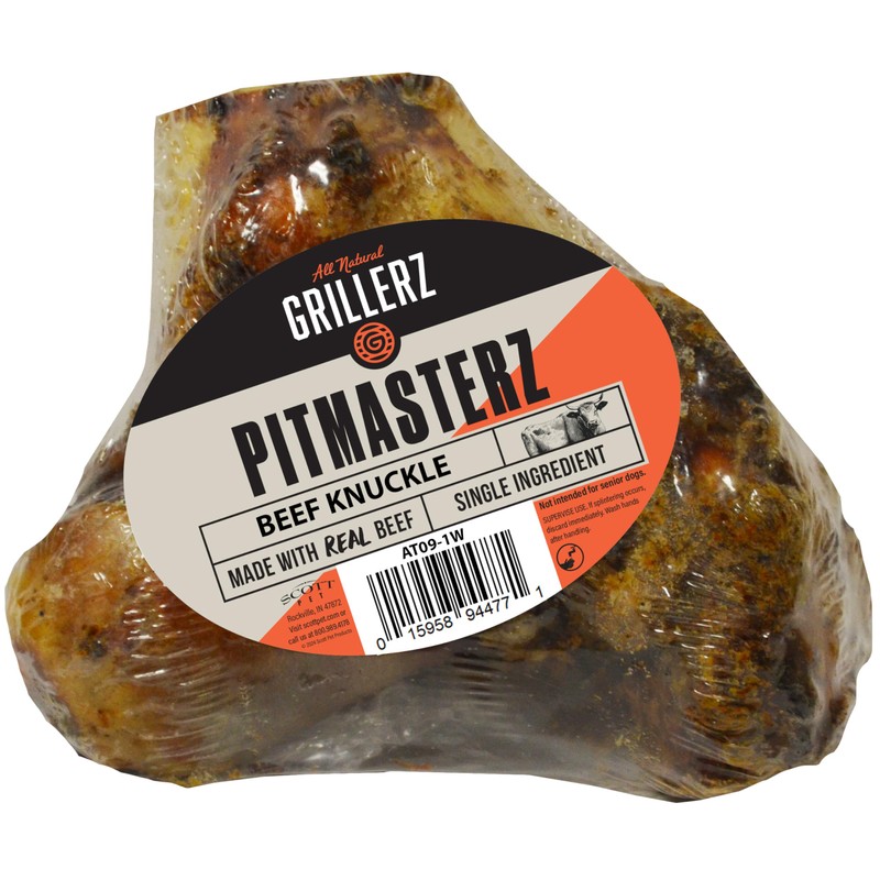 Grillerz Beef Knuckle, 1 Count, Rawhide Free, All Natural Dog