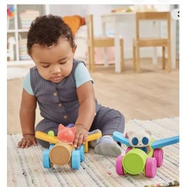 Playskool Roll and Go Critters Vehicle Toys for Toddlers 1 Year Old and Up In...