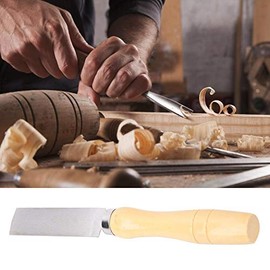 Diamond Rhombic Diamond File Wooden Handle Metal Grinding Woodworking Garden Tool for Working Tools Glass Ceramic Gemstones (75 mm)