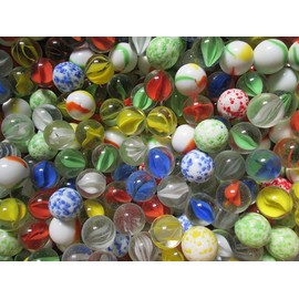 Unbranded Bulk Wholesale Glass Marbles by the Pound! ONLY $4.99 per lb.5/8 INCH