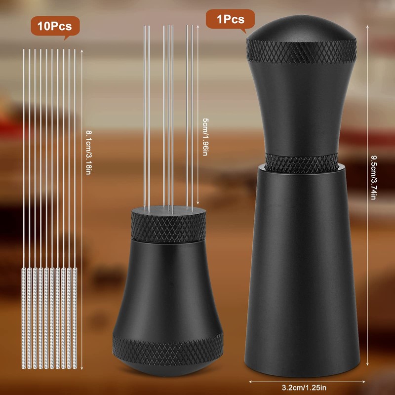 WDT Tool Espresso Coffee Stirrer, Honeueuen Aluminum Alloy Coffee Stirrers