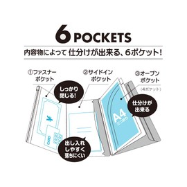 Sekisei ACT-5933-90 Case File Actif V Flip Slim Case, Clear