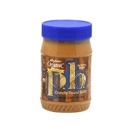 Wegmans Organic Peanut Butter, Crunchy 16 Oz. (Pack of 2)