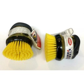 Carrand Hopkins Manufacturing TWO Home and Auto Cleaning Soap Dispenser Palm Pump Stiff Bristle Wash Brushes