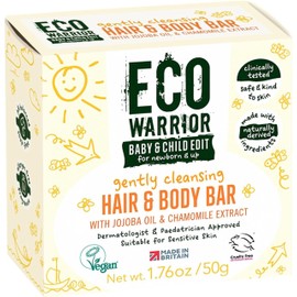 Eco Warrior Baby & Child Edit Gently Cleansing Hair & Body Bar 50g