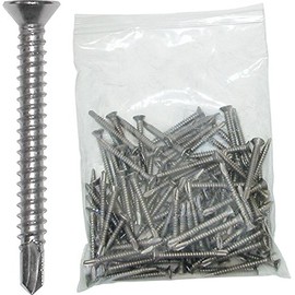 Pontoon Self-Tapping Deck Screws, 100-Pack