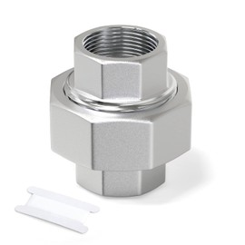TAISHER 1PCS 304 Stainless Steel Union, 1/2" NPT Female Cast Pipe Fitting