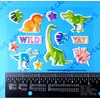 Unbranded Dinosaurs Small Puffy Stickers Sheet