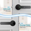 Zengtumy Fingerprint Door Lock, Door Locks for Bedrooms, Biometric Door