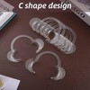 Dental Mouth Opener 2-Pack - C-Shaped Cheek Retractor for Teeth
