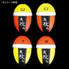 釣武者 ウキ 鬼馬ウキ 攻 0 オレンジ/イエロー