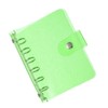 PATIKIL A7 Clear Binder Cover, Soft PVC Bling Loose Leaf