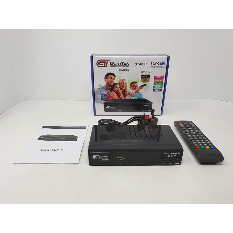 Full HD Freeview Set Top Box Digital TV Receiver with