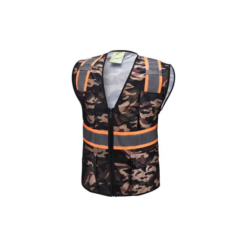 Gasoline Class 2 High Visibility Reflective Safety Vests Women &