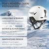 Black Crevice Children's Ski Helmet, 52-54 cm
