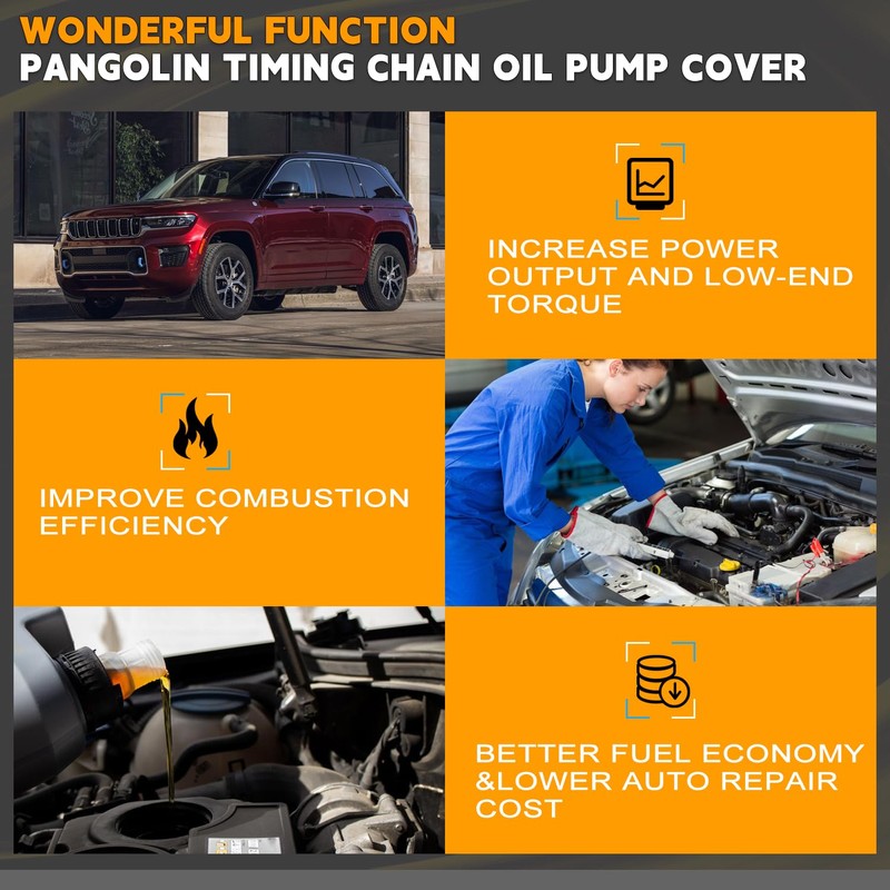 PANGOLIN 21350-2B701 21350-2B702 21350-2B703 Timing Chain Oil Pump Cover for