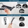 BRIGHT SHOWERS High Pressure Dual Shower Head Combo, Handheld Showerhead
