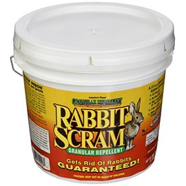 Enviro Pro 11006 Rabbit Scram Repellent Granular White Pail, 5.75 Pounds