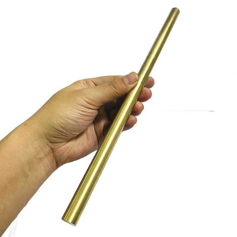 1PCS ZQToday Solid Brass Rods 1/2 x 12 Inch Brass