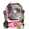 JINLICTE Camping Fan with LED Lantern, 20000 mAh 9 Inch