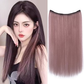 Laikeer One-touch Inner Color Hair Extension, Half Wig, Point Wig, Stylish, Adult, Hair Accessories, Fashion, Accessories, Cute, Energetic, Korean Style, Neckline Wig
