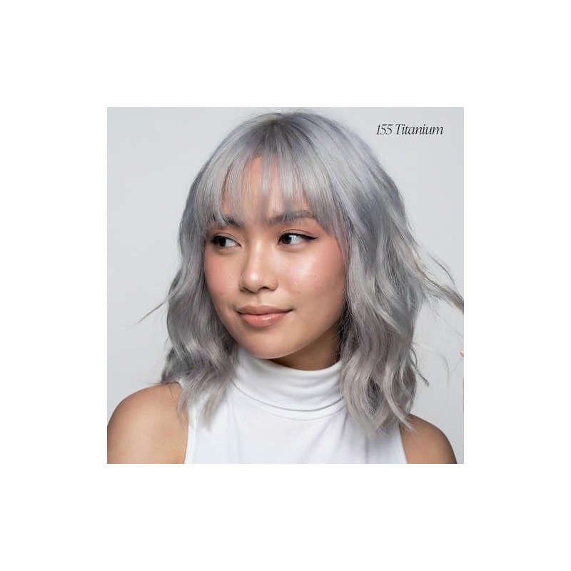 Adore Semi-Permanent Haircolor #155 Titanium 4 Ounce (118ml)