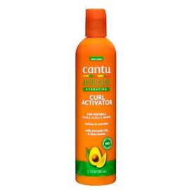 Cantu Crema activadora de rizos de aguacate con aceite de aguacate manteca de karité, 12 onzas