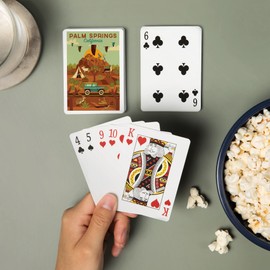 Lantern Press Palm Springs, California, Geometric Series (52 Playing Cards, Poker Size Card Deck with Jokers)