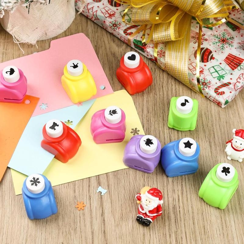 Punch Craft Set, 10 Pack Hole Punch Shapes Hole Punch