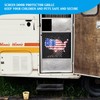 Gisafai 18 Inch High Adjustable RV Door Screen Protector Adjusts