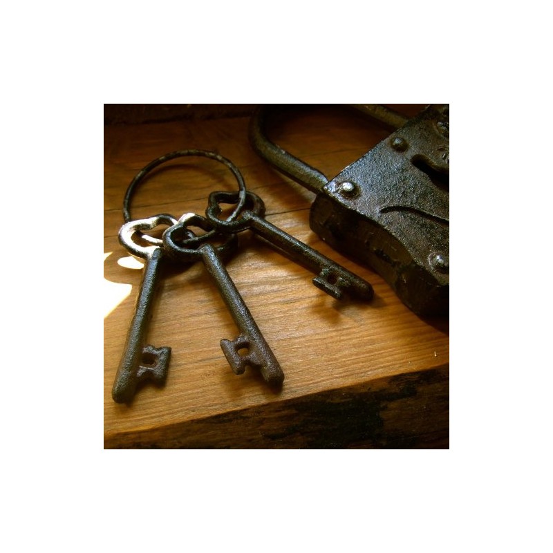 Antikas - Lock for castle gate like antique with key