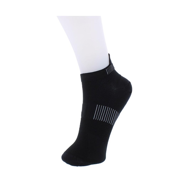 On Men's Ultralight Low Sock, Black/White, XL