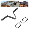 Gutter Clip for Rain Chain Iron V Shaped Drain Pipe
