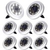 Solar Lights,Solar Lights Outdoor Garden,8 Pack Solar Ground Lights,Waterproof Solar