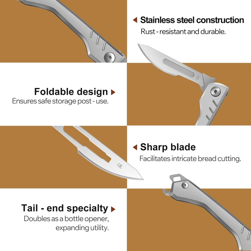 CRUIFU Bread Lame Dough Scoring Tool – Multi-Purpose Scoring Knife,