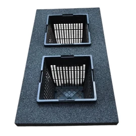 Filter Foams Ltd Floating Pond Planter with 2 Baskets, 1L Capacity per pot FLOAT size 32cm x 18cm x 11cm Approx