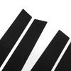 8pcs Pillar Post Trim Kit 4D Style Gloss Black Side