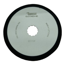 1 x SabreCut SC115SP_1 115mm Sanding Pad Compatible with Fein SuperCut and Festool Vecturo (Non-StarLock) Oscillating Multitool Multi Tool Accessories