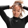 Speedo Women's Long Sleeve Rash Top, black