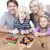 Wooden Picture Cube, 3D Cube Puzzle, Puzzle Games, 6-in-1 Dinosaur