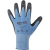 Opti Flex*HANTING* Micro Nitrile Foam/PU Coated Gloves Blue/Black 12 Pairs