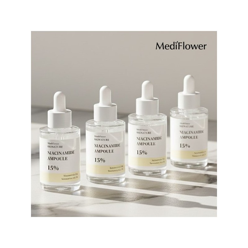 Mediflower 시그니처 나이아신아마이드 15% 앰플 30ml Signature Niacinamide 15% Ampoule