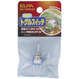 ELPA 6P AC125V/6A ON-OFF-ON HK-TGS02H Toggle Switch