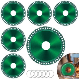 Coldairsoap 6Pcs Indestructible Disc for Grinder 4 Inch, Indestructible Disc 2.0 for Angle Grinder 7/8" (Model 125), Cut Everything in Seconds-Cutting Discs for Ceramic Tile Glass Metal Wood Cutting