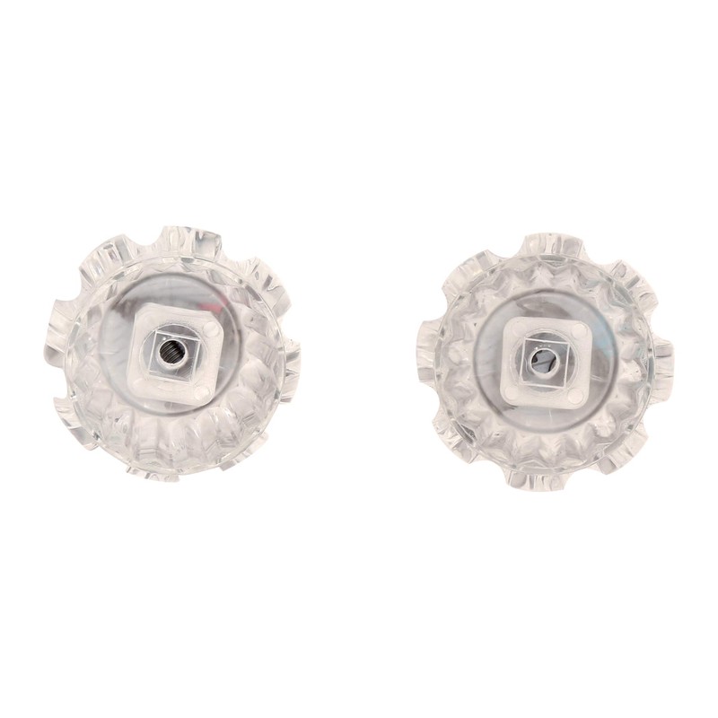 Danco 14884 Pair of Handles for Sterling Faucets, White|Clear